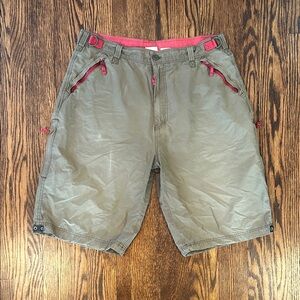 Vintage Y2K Swishy Cargo Hiking Shorts